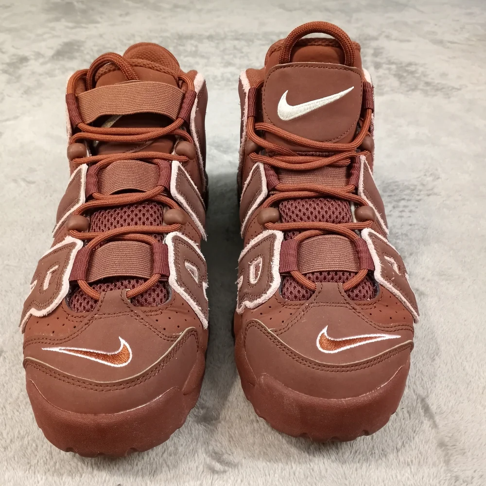 NIKE Men's MORE UPTEMPO 96 "DARK PONY-PINK SZ 8 - Picture 3 of 12